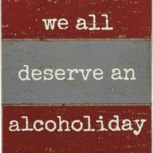 Bottle Tag - We All Deserve An Alcoholiday